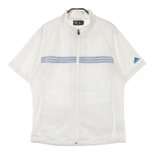 サイズ：S ADIDAS GOLF アディダスゴルフ 2024年モデル ジップ ジャケット  ホワイト系 [240101465547] ゴルフウェア メンズ ストスト 新品】ADIDAS GOLF アディダスゴルフ 2024年モデル ジップ
