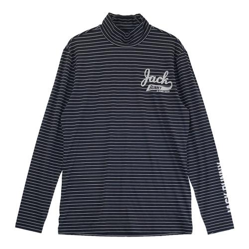 サイズ：5 JACK BUNNY ジャックバニー  長袖 インナーTシャツ  ネイビー系 [240101455218] ゴルフウェア メンズ ストスト JACK BUNNY ジャックバニー 長袖 インナーTシャツ ネイビー系