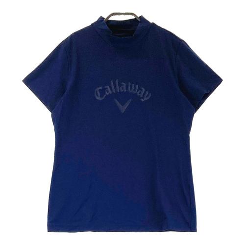 CALLAWAY キャロウェイ ハイネック 半袖Tシャツ ネイビー系