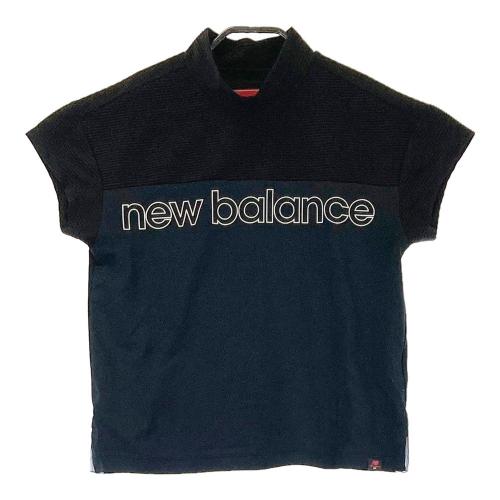 サイズ：2 NEW BALANCE GOLF ニューバランス 2023年モデル ハイネック 半袖Tシャツ ロング丈  ブラック系 [240101428807] ゴルフウェア レディース ストスト サイズ：2 NEW BALANCE GOLF ニューバランス 2023年モデル
