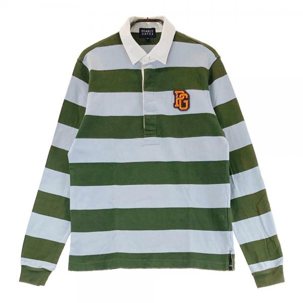 ☆新品未使用☆PEARLY GATES オリーブグリーン パンツ　サイズLL TEXBRID二重織裏使い ショートパンツ ＜BALLくんロゴ総柄