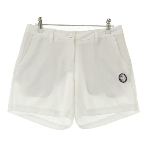 and per se アンパスィ　ショートパンツ　ゴルフ　ズボン　ロゴ　ホワイト AND PER SE アンパスィ ショートパンツ ホワイト系 サイズ：S