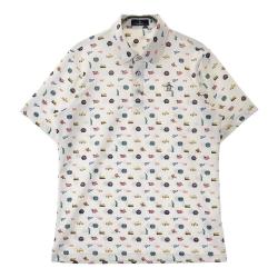 MUNSING WEAR マンシングウェア 半袖ポロシャツ アメリカ 総柄
