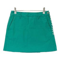 【新品未使用】デサントゴルフ　スカート　サックスブルー　S 新品未使用】デサントゴルフ スカート サックスブルー S