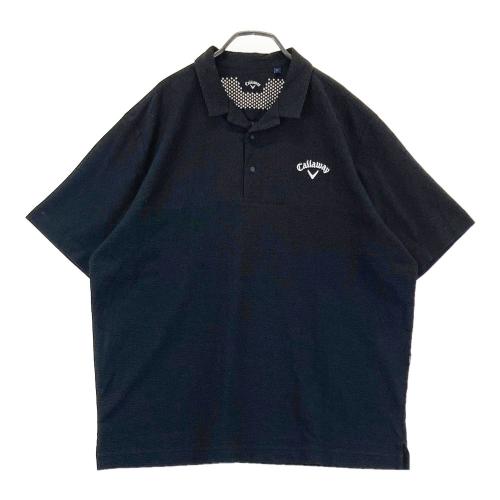 サイズ：LL CALLAWAY キャロウェイ 2024年モデル 長袖Tシャツ プリント  ブラック系 [240101453828] ゴルフウェア メンズ ストスト CALLAWAY キャロウェイ 2024年モデル 長袖Tシャツ プリント