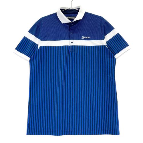 SRIXON スリクソン ×レクサス 半袖 ポロシャツ ストライプ柄