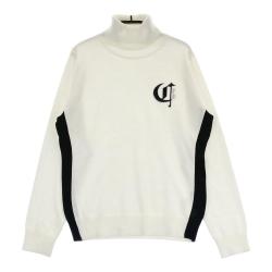 サイズ：M CPG GOLF シーピージーゴルフ  ニットセーター 総柄 ホワイト系 [240101444615] ゴルフウェア レディース ストスト CPG GOLF(シーピージーゴルフ) ニット｜中古ゴルフウェア通販