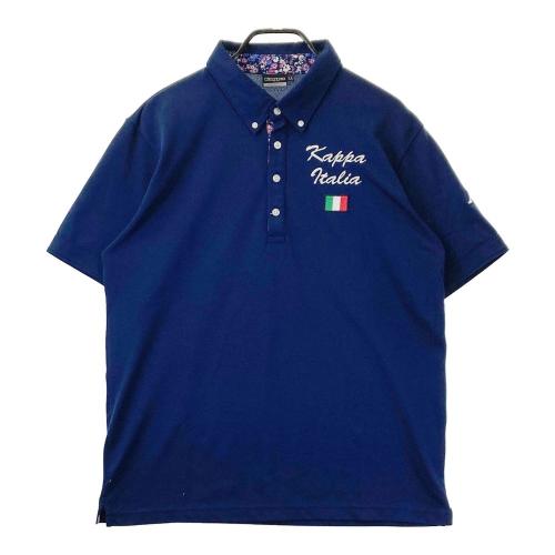 KAPPA GOLF カッパゴルフ 半袖ポロシャツ ボタンダウン 総柄