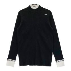 サイズ：1 NEW BALANCE GOLF ニューバランス  ニットセーター  ブラック系 [240101419023] ゴルフウェア レディース ストスト NEW BALANCE GOLF(ニューバランスゴルフ) ニット｜中古ゴルフ