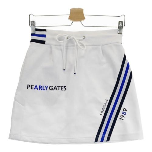 【海外配送可】【送料無料】 パーリーゲイツ GATES PEARLY ; ホワイト スカート 2024年モデル レディースウェア