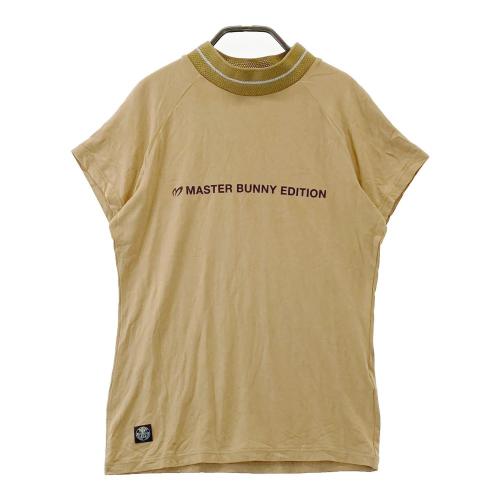 サイズ：1 MASTER BUNNY EDITION マスターバニーエディション 2024年モデル フード付 起毛 ハイネック 長袖Tシャツ  ブラウン系 [240101414567] ゴルフウェア レディース ストスト MASTER BUNNY EDITION マスターバニーエディション 2024年モデル