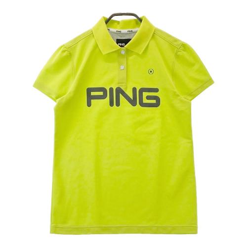 サイズ：LL PING ピン 2023年 ハイネック 七分袖Tシャツ ボーダー柄 グリーン系 [240101468875] ゴルフウェア レディース ストスト PING ピン 2023年 ハイネック 七分袖Tシャツ ボーダー柄