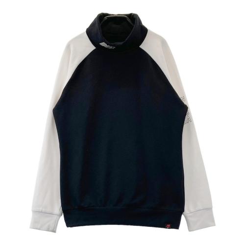 サイズ：2 NEW BALANCE GOLF ニューバランス 2024年モデル モックネック 長袖 Tシャツ  ブラック系 [240101435741] ゴルフウェア レディース ストスト 1-240101304818-m-01-pl.jpg