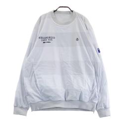 マンシングウェア ブルーホワイトオレンジ アウター 美品 サイズL Munsingwear 公式 マンシングウェア ハイブリッドダウンブルゾン