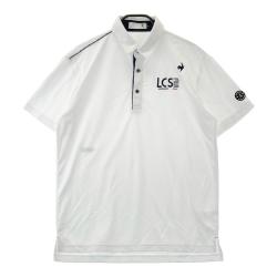 サイズ：LL LE COQ GOLF ルコックゴルフ 2024年モデル 半袖ポロシャツ  ホワイト系 [240101457550] ゴルフウェア メンズ ストスト LE COQ GOLF ルコックゴルフ 2024年モデル 半袖ポロシャツ