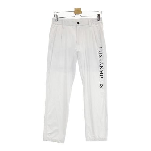 サイズ：M LUXEAKMPLUS リュクスエイケイエムプラス  裏メッシュ ナイロンパンツ  ブラック系 [240101432784] ゴルフウェア メンズ ストスト LUXEAKMPLUS リュクスエイケイエムプラス 裏メッシュ ナイロン