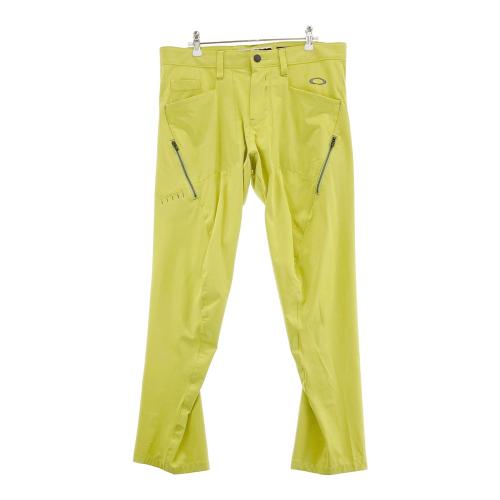 OAKLEY オークリー 半袖ポロシャツ 総柄 イエロー系 サイズ：2XL