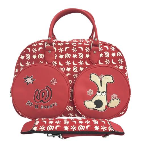 M.U SPORTS エムユースポーツ  2WAY ボストンバッグ  ピンク系  [240101415667] ゴルフウェア ストスト M.U SPORTS エムユースポーツ 2WAY ボストンバッグ ピンク系