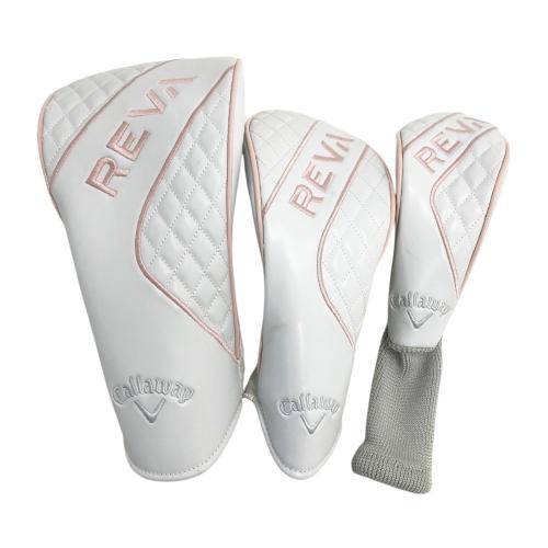 BLUE TEE GOLF ブルーティーゴルフ  ヘッドカバー 5点セット 総柄 ホワイト系 DR、UT×3、PT [240101475138] ゴルフウェア ストスト BLUE TEE GOLF ブルーティーゴルフ ヘッドカバー 5点セット 総柄