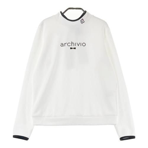 新品未使用　アルチビオ　ARCHIVIO ハイネックカットソー　ホワイト　３８ ARCHIVIO アルチビオ ハイネック 長袖Tシャツ ホワイト系 サイズ