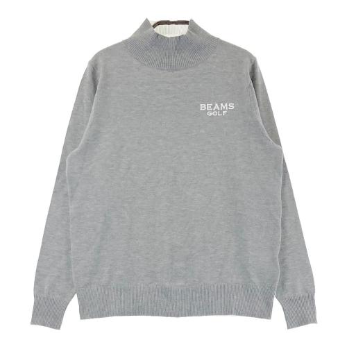 サイズ：M BEAMS GOLF ビームスゴルフ  ハイネックニット  グレー系 [240101458556] ゴルフウェア レディース ストスト BEAMS GOLF ビームスゴルフ ハイネックニット グレー系 サイズ