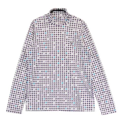 ADABAT アダバット ハーフジップ 五分袖Tシャツ ホワイト系