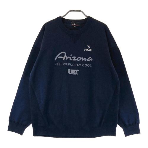 中古 サイズM Ping ニット ホワイト メンズ ピン PING ピン ニットセーター ホワイト系 サイズ：M ランク：B