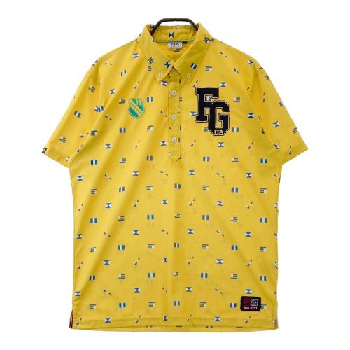 サイズ：M FILA GOLF フィラゴルフ  長袖ジップジャケット  イエロー系 [240101473566] ゴルフウェア メンズ ストスト FILA GOLF フィラゴルフ 長袖ジップジャケット イエロー系