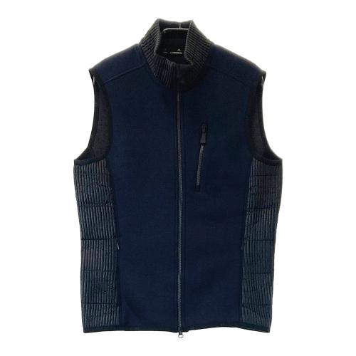 新品　J.LINDEBERG　ゴルフ　半袖ハーフジップシャツ　ネイビー　Ｌ 新品 J LINDEBERG ゴルフ 半袖ハーフジップシャツ ネイビー L