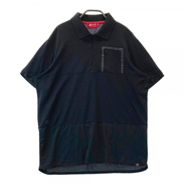 サイズ：7 NEW BALANCE GOLF ニューバランス  半袖ポロシャツ  ブラック系 [240101467553] ゴルフウェア メンズ ストスト NEW BALANCE GOLF ニューバランス 半袖ポロシャツ ブラック系 7