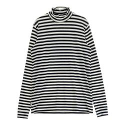 PEARLY GATES パーリーゲイツ ハイネック 長袖Tシャツ ボーダー