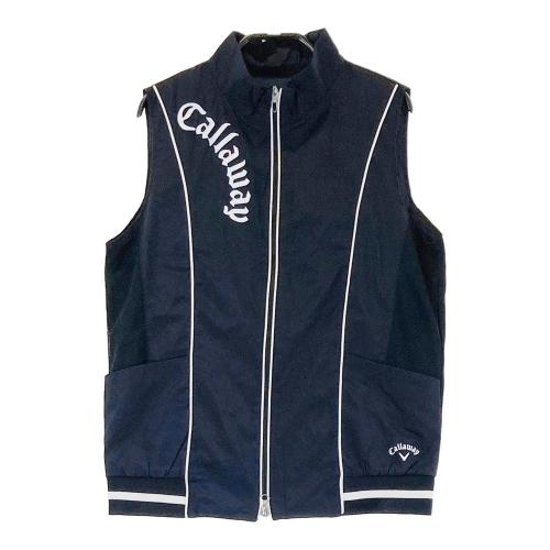 サイズ：L CALLAWAY キャロウェイ 2023年モデル 裏メッシュ ジップベスト チェック柄 グリーン系 [240101496597] ゴルフウェア レディース ストスト CALLAWAY キャロウェイ 裏メッシュ ジップベスト グリーン系