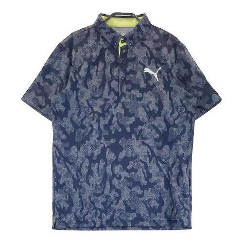 サイズ：L LE COQ GOLF ルコックゴルフ  半袖ポロシャツ ボタンダウン シアサッカー チェック柄 グレー系 [240101462384] ゴルフウェア メンズ ストスト LE COQ GOLF ルコックゴルフ 半袖ポロシャツ ボタンダウン シア