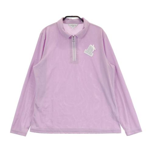 超激安 LANVIN 長袖ポロシャツ ハーフジップ スポール ランバン SPORT レディースウェア