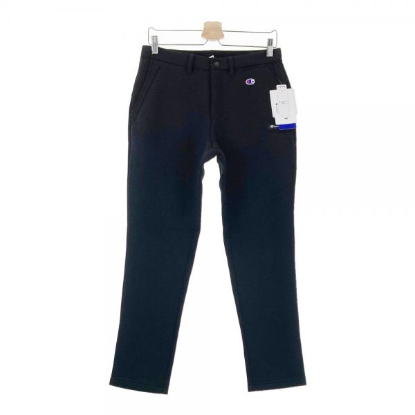 サイズ：M CHAMPION GOLF チャンピオンゴルフ  裏メッシュスウェットパンツ バックロゴゴム使用 ブラック系 [240101459558] ゴルフウェア メンズ ストスト CHAMPION GOLF チャンピオンゴルフ 裏メッシュスウェットパンツ
