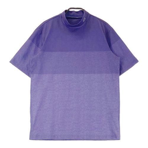 サイズ：XL TRAVIS MATHEW トラビスマシュー  半袖 ニットポロシャツ 総柄 パープル系 [240101456060] ゴルフウェア メンズ ストスト TRAVIS MATHEW トラビスマシュー 半袖 ニットポロシャツ 総柄