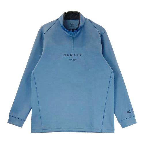 OAKLEY オークリー ハーフジップ 長袖Tシャツ ブルー系 L OAKLEY オークリー ハーフジップ 長袖Tシャツ ブルー系 サイズ