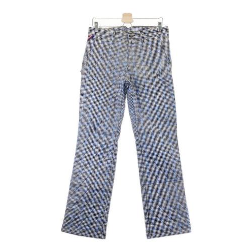 ADMIRAL アドミラル 中綿 ロングパンツ チェック柄 ブラック系