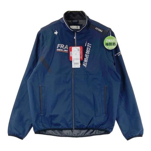 最も 割引 LE COQ GOLF ルコックゴルフ ジップジャケット ネイビー系 メンズウェア