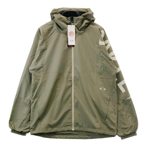サイズ：L OAKLEY オークリー  半袖ポロシャツ 総柄 カーキ系 [240101267582] ゴルフウェア メンズ ストスト OAKLEY オークリー 半袖ポロシャツ 総柄 カーキ系 サイズ：L