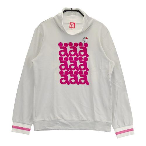 ARCHIVIO アルチビオ 長袖ハイネックTシャツ ボーダー グレー系