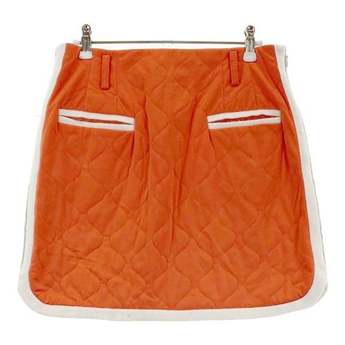 ARCHIVIO アルチビオ ウール混 タートルネック ファーベスト オレンジ