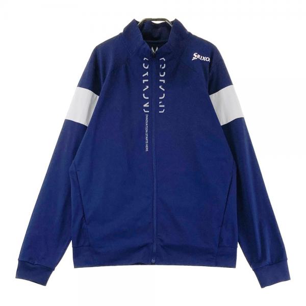 サイズ：L SRIXON スリクソン byDESCENTE ジップジャケット  ネイビー系 [240101461261] ゴルフウェア メンズ ストスト SRIXON スリクソン byDESCENTE ジップジャケット ネイビー系