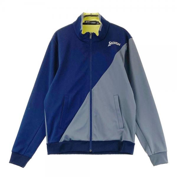 サイズ：L SRIXON スリクソン byDESCENTE ジップジャケット  ネイビー系 [240101461260] ゴルフウェア メンズ ストスト サイズ：L SRIXON スリクソン byDESCENTE ジップジャケット