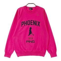 サイズ：L PING ピン  ニットセーター  ピンク系 [240101413159] ゴルフウェア メンズ ストスト PING APPAREL ピンアパレルニット｜中古ゴルフウェア通販サイト