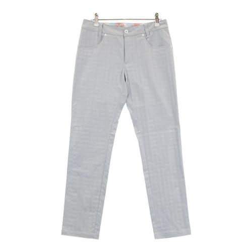 サイズ：0 MASTER BUNNY EDITION マスターバニーエディション ; ニット ストレッチパンツ 千鳥柄 グレー系 [240101744510] ゴルフウェア レディース ストスト MASTER BUNNY EDITION マスターバニーエディション ; ニット
