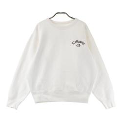 サイズ：4 CLUBHAUS クラブハウス  スウェット 長袖ポロシャツ  ホワイト系 [240101470421] ゴルフウェア メンズ ストスト サイズ：4 CLUBHAUS クラブハウス スウェット 長袖ポロシャツ