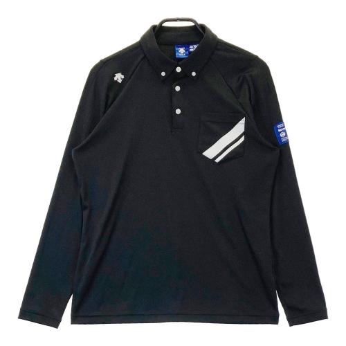 ●中古品● DESCENTE ゴルフシャツ ブラック　サイズL ○中古品○ DESCENTE ゴルフシャツ ブラック サイズL - メルカリ