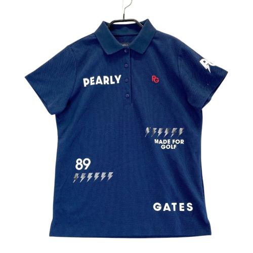 PEARLY GATES パーリーゲイツ 半袖ポロシャツ ネイビー系 サイズ
