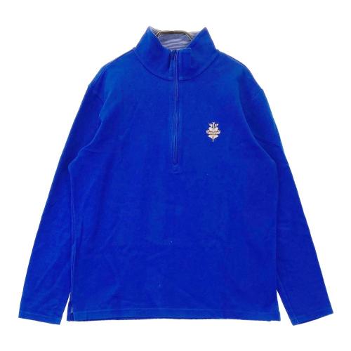 サイズ：XL BEAMS GOLF ビームスゴルフ  ハーフジップ 長袖Tシャツ  ネイビー系 [240101422259] ゴルフウェア メンズ ストスト BEAMS GOLF ビームスゴルフ ハーフジップ 長袖Tシャツ ネイビー
